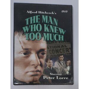 The Man Who Knew Too Much (Fullscreen DVD, 2004) *BRAND NEW* Peter Lorre